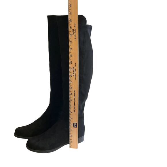 Unisa Boots Women's 7M Black Over The Knee Tall Riding Pull On Fabric Stretch - Picture 14 of 15